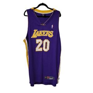 Nike NBA Lakers Basketball Jersey Davis Number 20 Mens Size XXL
